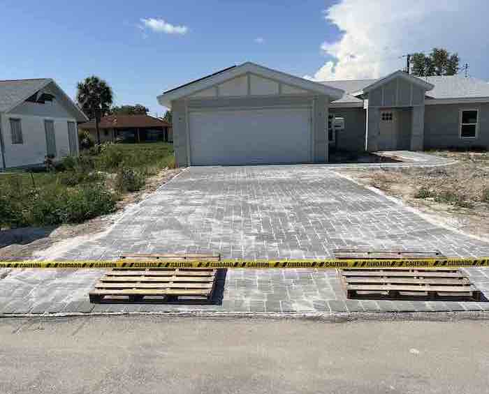 New Construction Paver Driveways Venice Sarasota